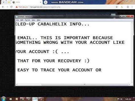 CABALHELIX REGISTER TUTORIAL .